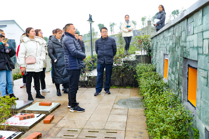 来园考察学习 助推公墓建设 金顶山人文纪念园,眉山金顶山,眉山天伦